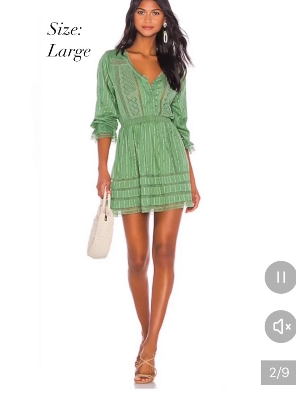 NWT Tularosa Orsen Dress in Green 💐